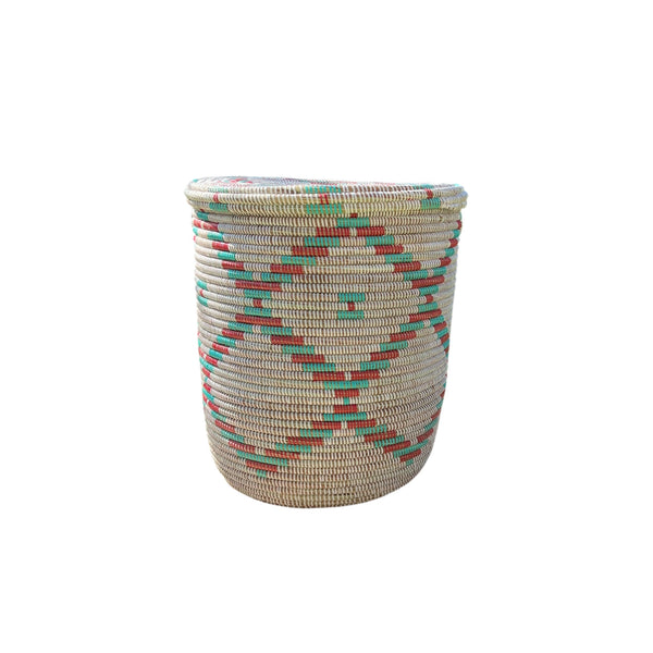 Panier à linge Aminata – Rangement pratique au style naturel